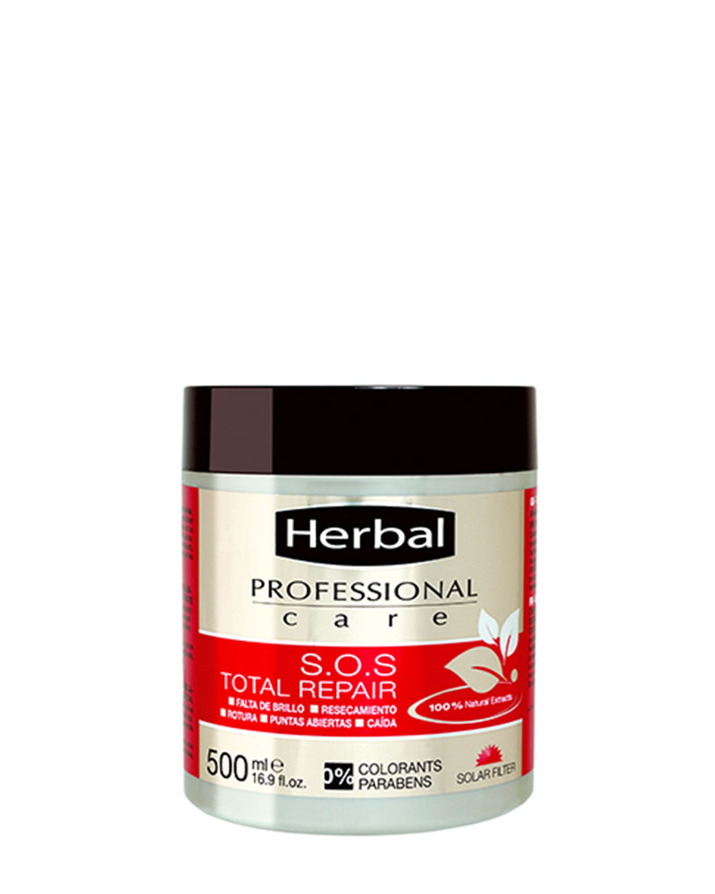 ماسک هربال 500 میل زولفوم پوست و مو herbal zolfom hair skin sos