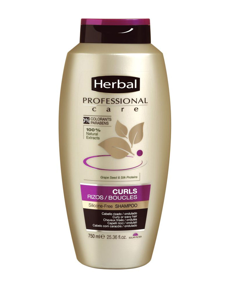 شامپو هربال 750میل زولفوم پوست و مو herbal zolfom hair skin curls