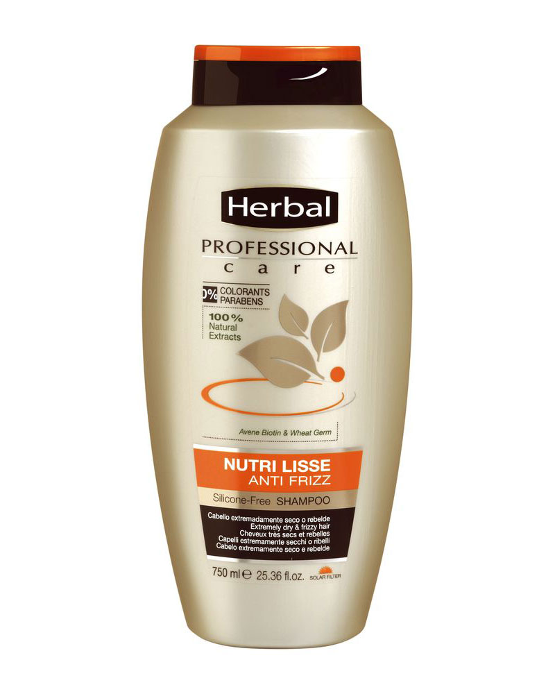 شامپو هربال 750 میل زولفوم پوست و مو herbal zolfom hair skin nutriliss