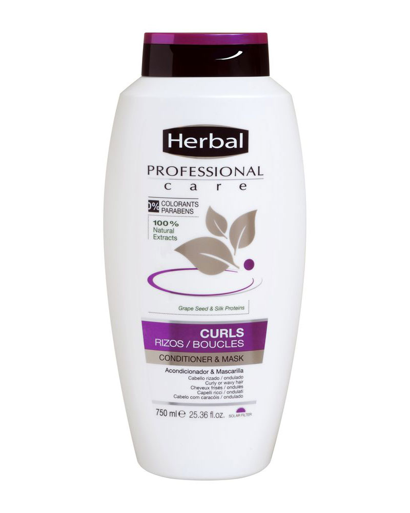 نرم کننده و ماسک هربال 750میل زولفوم پوست و مو herbal zolfom hair skin curls