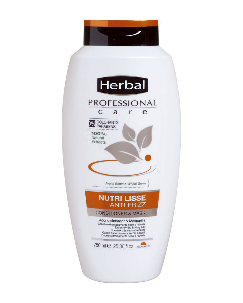 نرم کننده و ماسک هربال 750 میل زولفوم پوست و مو herbal zolfom hair skin nutriliss