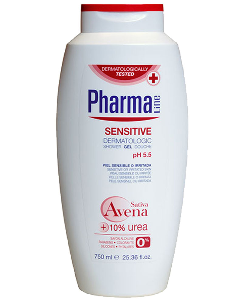 شامپو بدن هربال 750 میل پوستهای حساس زولفوم پوست و مو herbal zolfom hair skin pharmaline body sensitive shampoo