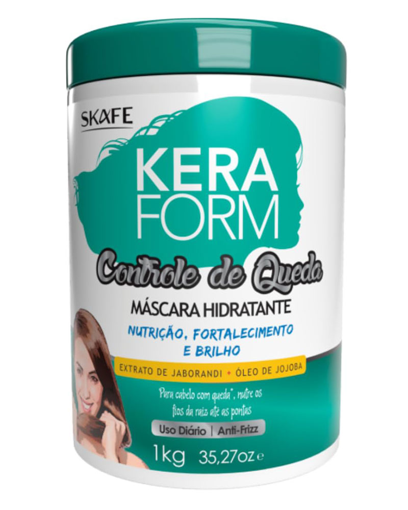 ماسک مو ضد ریزش و ضد شکننده گی مو 1000میل Keraform Hair Mask Anti Hair-Fall Control 1000ldg