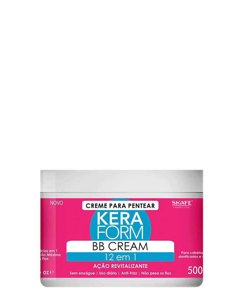 کرم حالت دهنده درمانی و مراقبتی بی بی 500میل زولفوم پوست و مو skafe zolfom hair skin keraform mask Keraform Skafe - Keraform Brushing Cream BB Cream 500ml