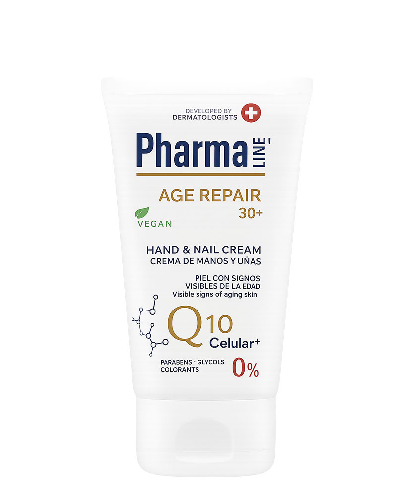 کرم دست و ناخن فارمالاین 75میل جوانتساز زولفوم پوست و مو herbal zolfom hair skin pharmaline hand-nail cream anti age
