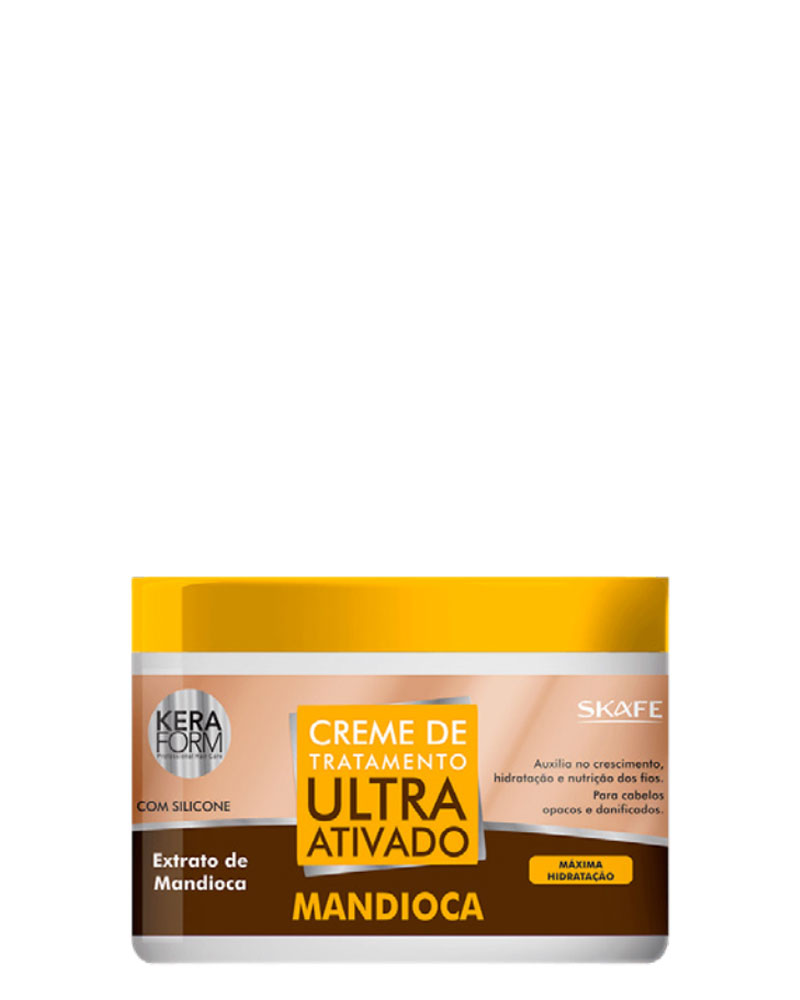 ماسک مو درمانی آمینواسیدی نشاسته کاساوا یا مانیوک Keraform Hair Mask Cassava 500ml