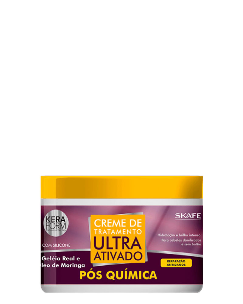 ماسک مو درمانی آمینواسیدی بعد از عمل شیمیایی 500میل Keraform Hair Mask Post-Chemical 500ml