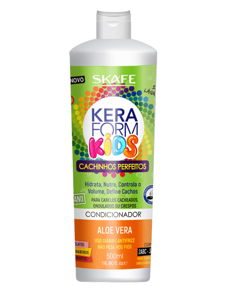 نرم کننده مخصوص موهای فر کودکان Keraform Kids Aloe Vera