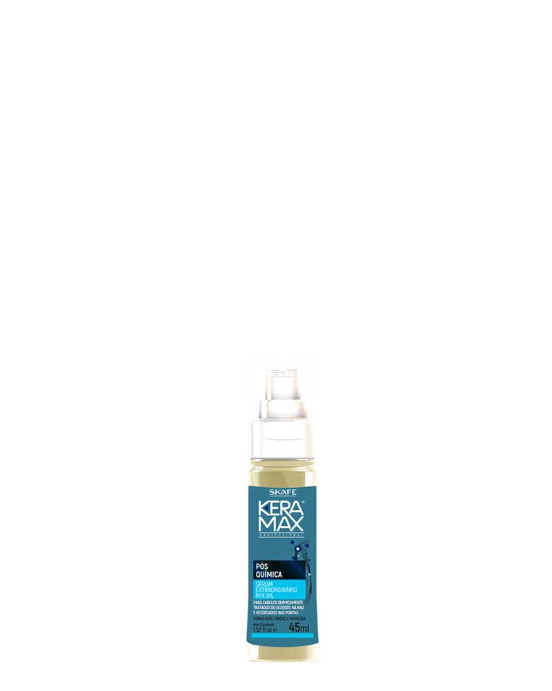 سرم مو های دکلره درمانی کرامکس 45 گرمی اسکیف Skafe کد 40669 Extraordinary Serum Mix Oil Keramax Post-Chemical 45ml zolfom زلفوم آموزش و فروش تخصصی مراقبت از مو و پوست