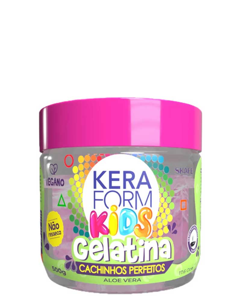 Keraform Kids Perfect Curls Gelatin 500g ژلاتین آبرسان موی کودک کرافرم zolfom زلفوم آموزش و فروش تخصصی مراقبت از مو و پوست
