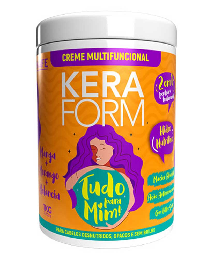 ماسک مو چند کاره کرافرم همه چیز برای من! 1 کیلوگرم Keraform Multifunctional Cream Everything For Me! 1kg zolfom زلفوم آموزش و فروش تخصصی مراقبت از مو و پوست