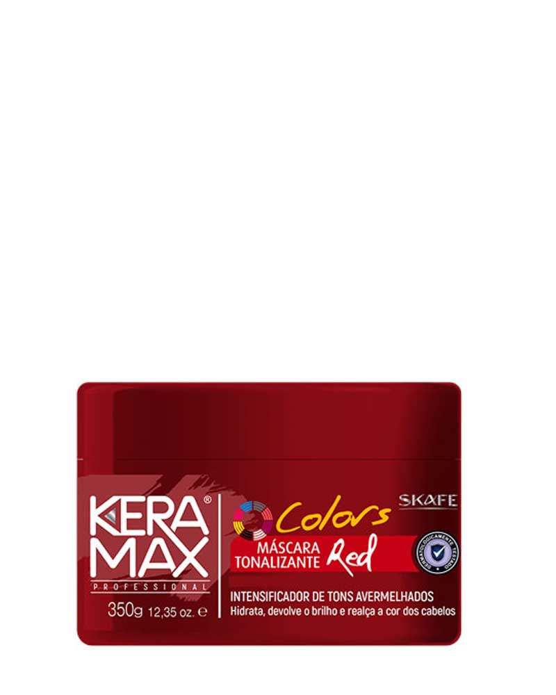 ماسک پیگمنتی قرمز کرامکس 350 گرم اسکیف Skafe کد 40573 Red Keramax Colors Toning Mask 350g zolfom زلفوم آموزش و فروش تخصصی مراقبت از مو و پوست
