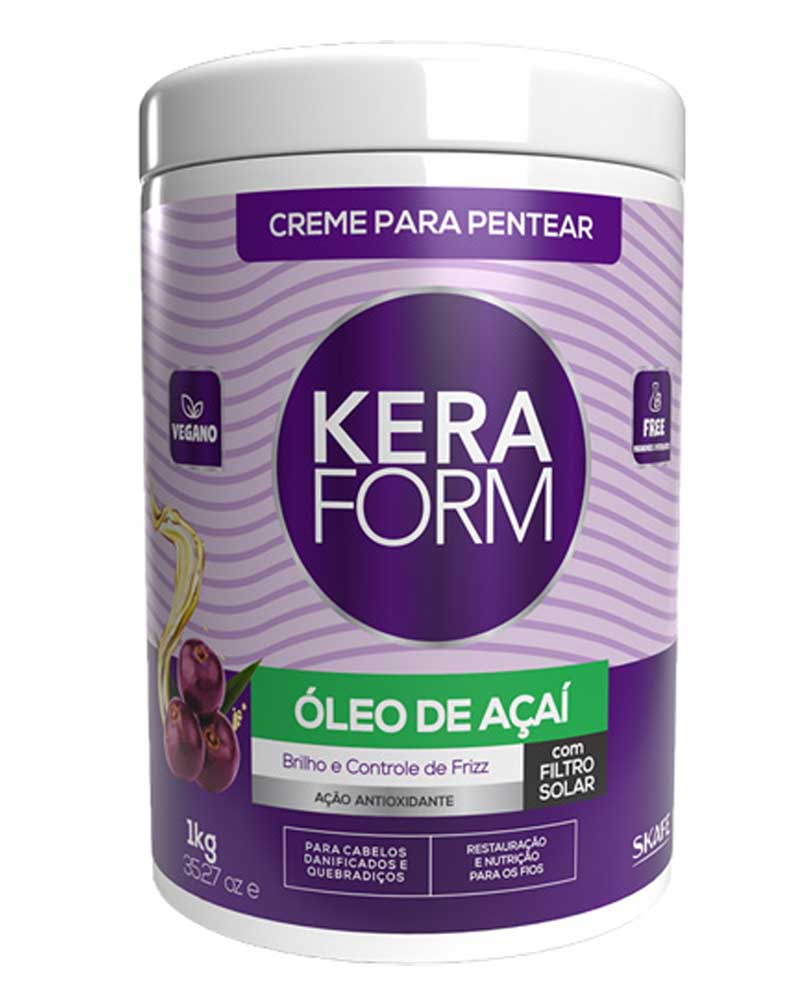 ماسک مو چند منظوره کنترل فریز اسکیف 1000 میل اسکیف Skafe کد (40264) Keraform Açaí Multifunctional 1kg zolfom زلفوم آموزش و فروش تخصصی مراقبت از مو و پوست