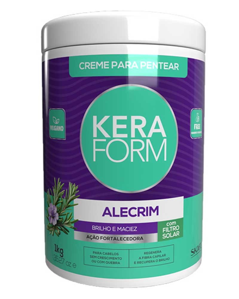 ماسک مو چند منظوره تقویت رشد رزماری کرافرم 1000 میل اسکیف Skafe کد (40261) Keraform Rosemary Multifunctional Cream 1kg zolfom زلفوم آموزش و فروش تخصصی مراقبت از مو و پوست