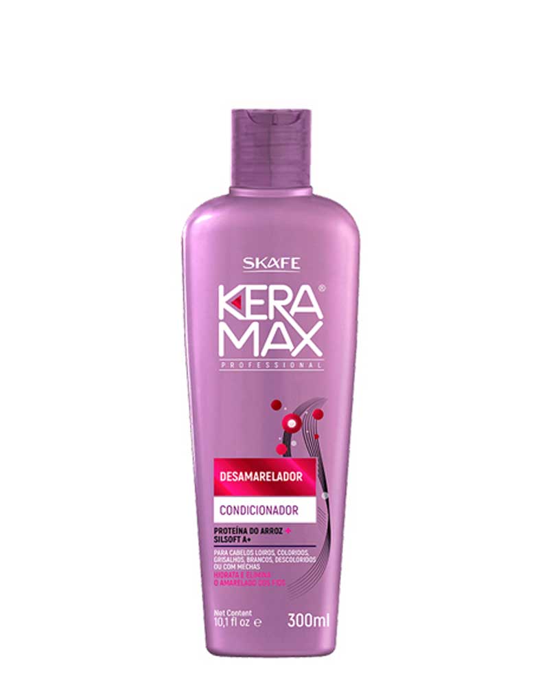 نرم کننده و تثبیت کننده ضد زردی کرامکس 300 گرمی اسکیف Skafe کد 42206 Keramax Desamarelador / Blond Anti-Yellow zolfom زلفوم آموزش و فروش تخصصی مراقبت از مو و پوست