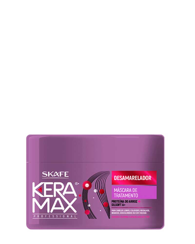 Keramax Professional Desamarelador Máscara de Tratamento ماسک درمانی ضد زردی کرامکس 350 گرمی اسکیف Skafe کد 42207 zolfom زلفوم آموزش و فروش تخصصی مراقبت از مو و پوست