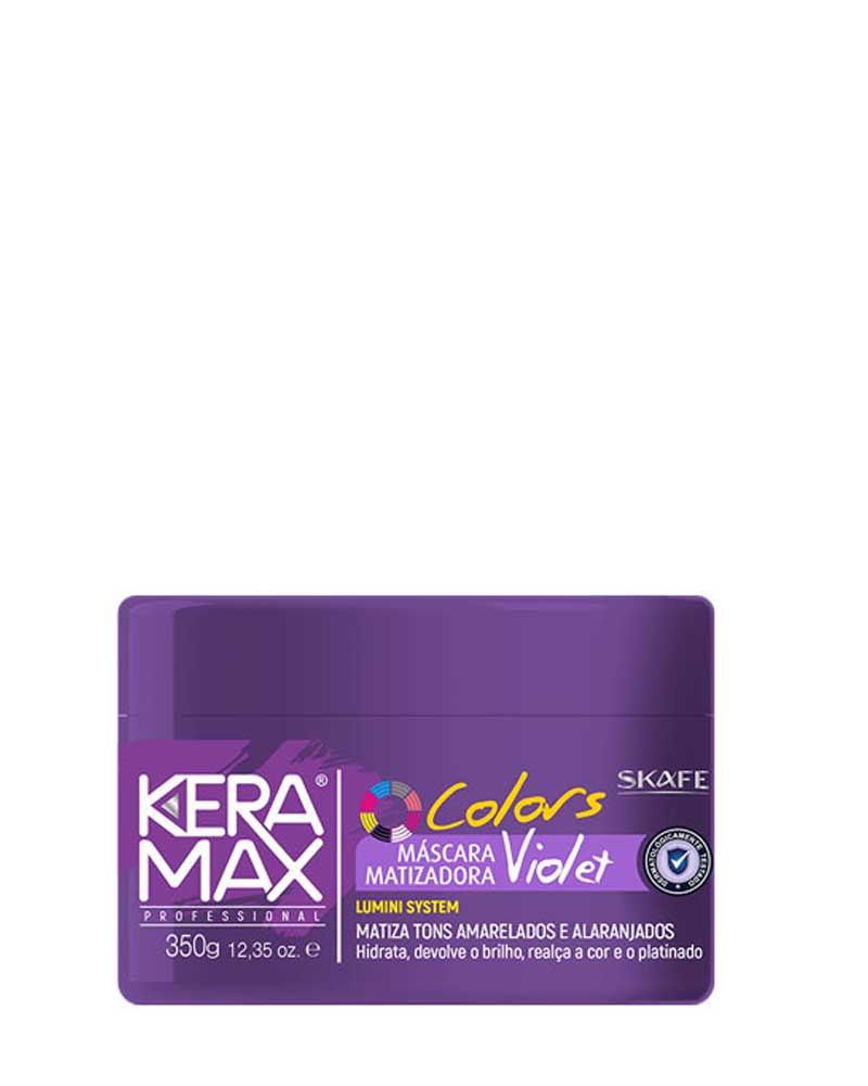 ماسک پیگمنتی بنفش کرامکس 350 گرم Violet Keramax Colors Tinting Mask 350g zolfom زلفوم آموزش و فروش تخصصی مراقبت از مو و پوست