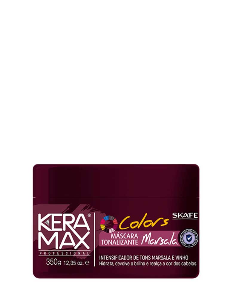 ماسک پیگمنتی شرابی کرامکس 350 گرم اسکیف Skafe کد 40574 Marsala Keramax Colors Toning Mask 350g zolfom زلفوم آموزش و فروش تخصصی مراقبت از مو و پوست