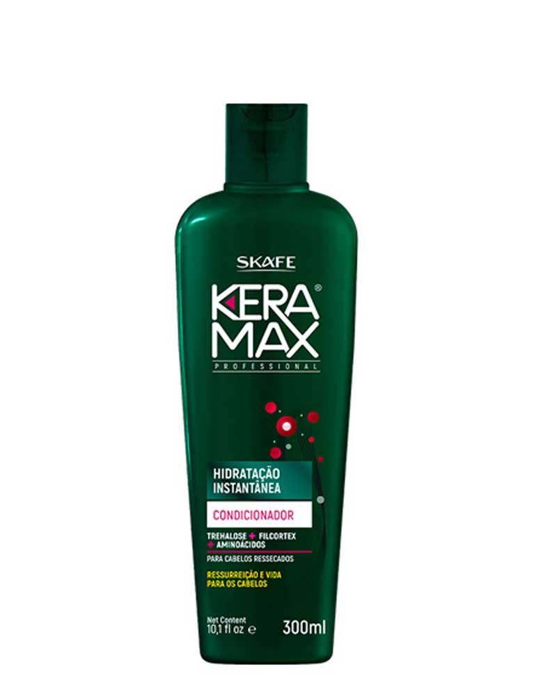 Condicionador Keramax Hidratação Instantânea 300ml نرم کننده و ماسک درمانی هیدراتاسیون عمیق و فوری کرامکس 300 گرمی اسکیف zolfom زلفوم آموزش و فروش تخصصی مراقبت از مو و پوست