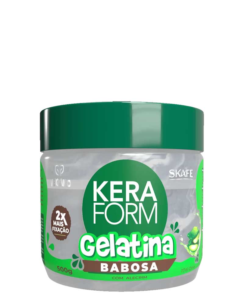 Gelatina Keraform Babosa 500g آبرسان حالت دهنده ژلاتینی مو آلوئه ورا 500 میل zolfom زلفوم آموزش و فروش تخصصی مراقبت از مو و پوست