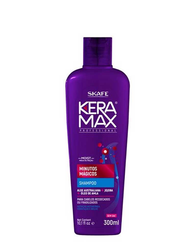 شامپو مو های آسیب دیده کرامکس Keramax Magic Minutes Shampoo 300ml zolfom زلفوم آموزش و فروش تخصصی مراقبت از مو و پوست