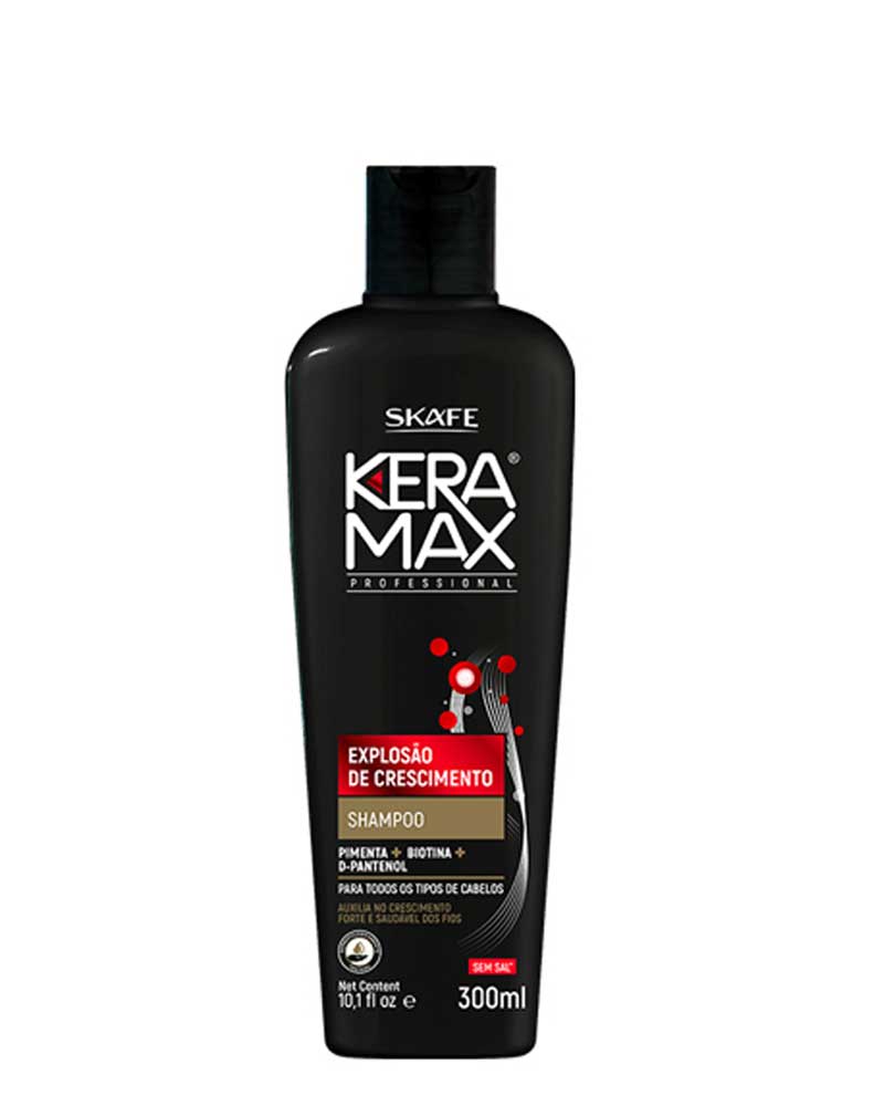 شامپو رشد انفجاری کرامکس 300 میل اسکیف Skafe کد 40491 Keramax Growth Explosion Shampoo 300ml zolfom زلفوم آموزش و فروش تخصصی مراقبت از مو و پوست