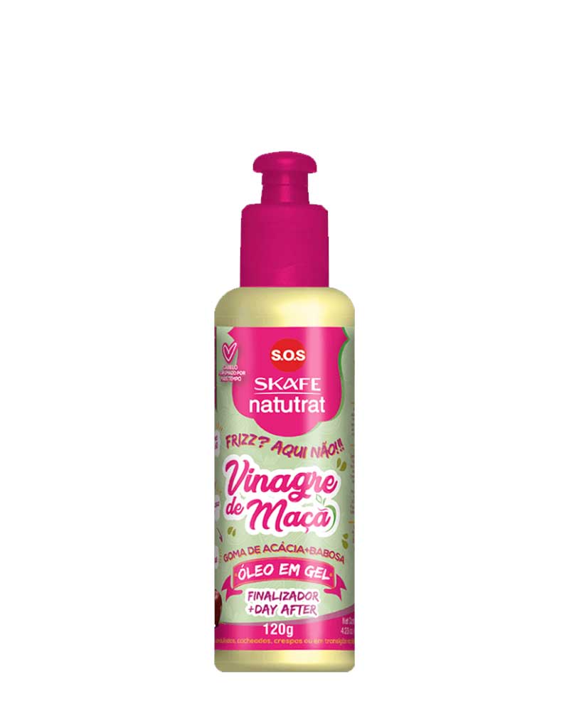 روغن ژلی ناتوترات S.O.S با سرکه سیب 120 گرم Óleo em Gel Natutrat S.O.S Vinagre de Maçã 120g zolfom زلفوم آموزش و فروش تخصصی مراقبت از مو و پوست