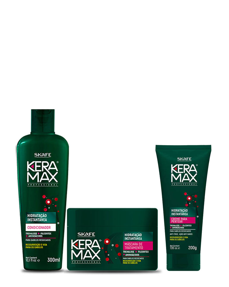 کیت هیدراتاسیون عمیق و فوری کرامکس Keramax Instant Hydration kit zolfom زلفوم آموزش و فروش تخصصی مراقبت از مو و پوست