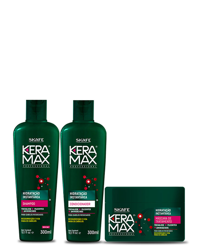 کیت هیدراتاسیون عمیق و فوری کرامکس Keramax Instant Hydration kit zolfom زلفوم آموزش و فروش تخصصی مراقبت از مو و پوست