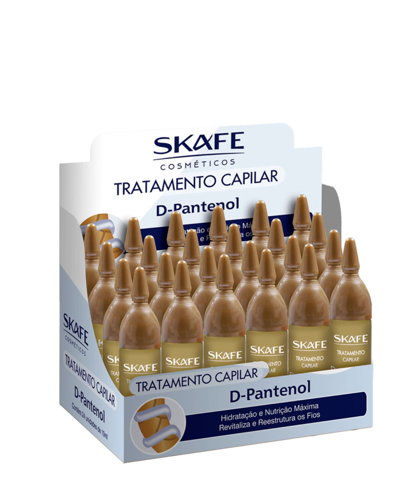 آمپول درمانی یونیزه هیدرولیز دی پانتنول SKAFE D-PANTHNOL AMPOULE zolfom زلفوم آموزش و فروش تخصصی مراقبت از مو و پوست