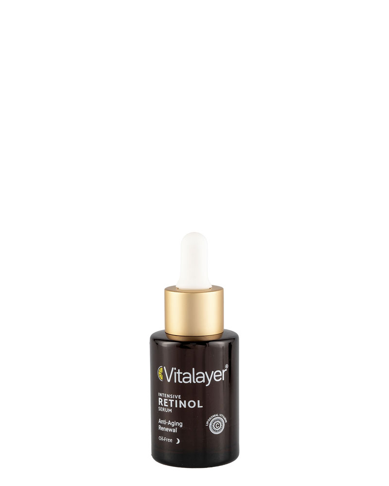 سرم صورت ویتالیر حاوی رتینول حجم 30 میلی لیتر Vitalayer Intensive Retinol Serum zolfom زلفوم آموزش و فروش تخصصی مراقبت از مو و پوست