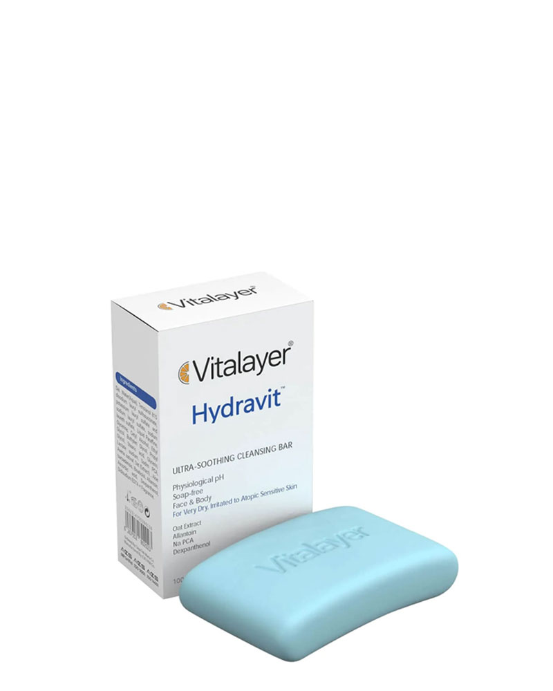پن شوینده صورت ویتالیر مدل Hydravit وزن100 گرم Vitalayer Pain Hydravit 100g zolfom زلفوم آموزش و فروش تخصصی مراقبت از مو و پوست zolfom زلفوم آموزش و فروش تخصصی مراقبت از مو و پوست