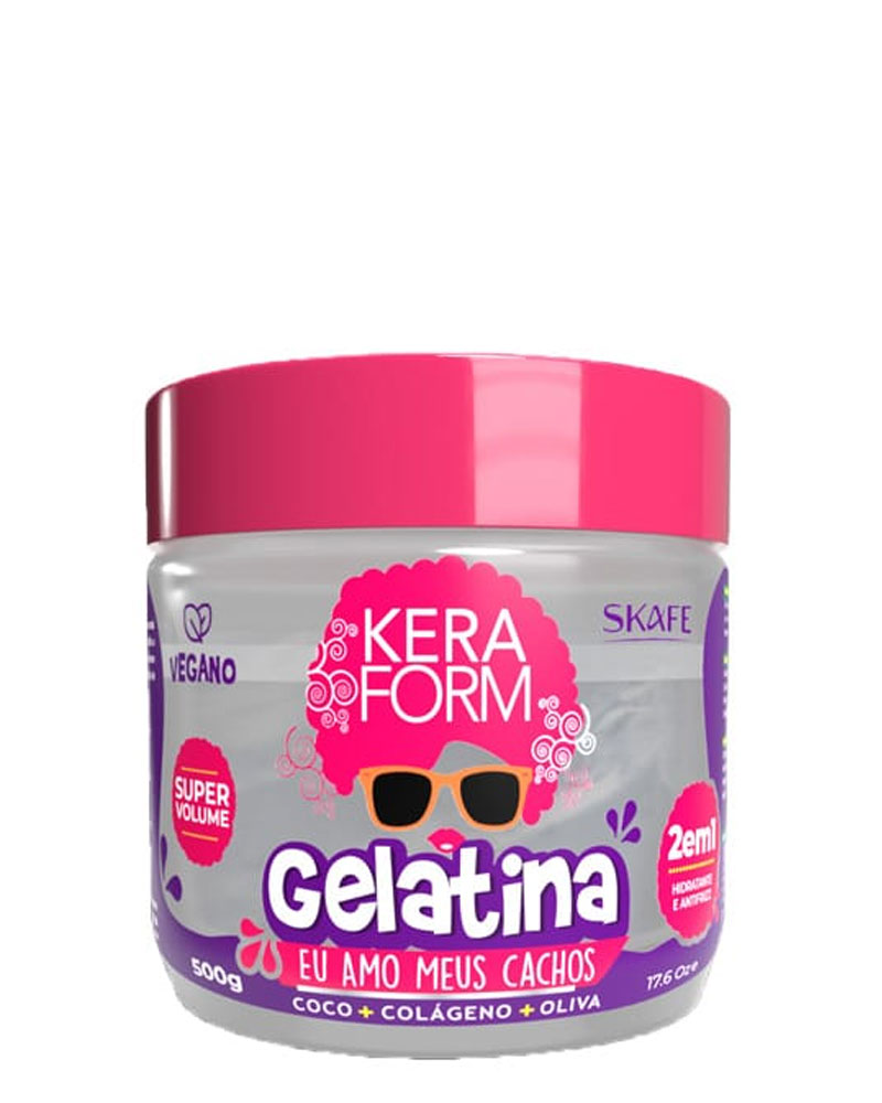 Keraform-I-Love-My-Curls-Gel-500g Keraform I Love My Curls Gel 500g آبرسان حالت دهنده ژلاتینی موی فر خشک کرافرم 500 میل zolfom زلفوم آموزش و فروش تخصصی مراقبت از مو و پوست